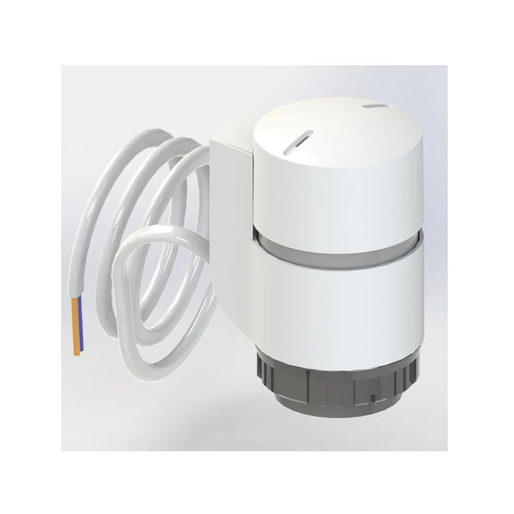 

Electric valve actuator of heat manifold