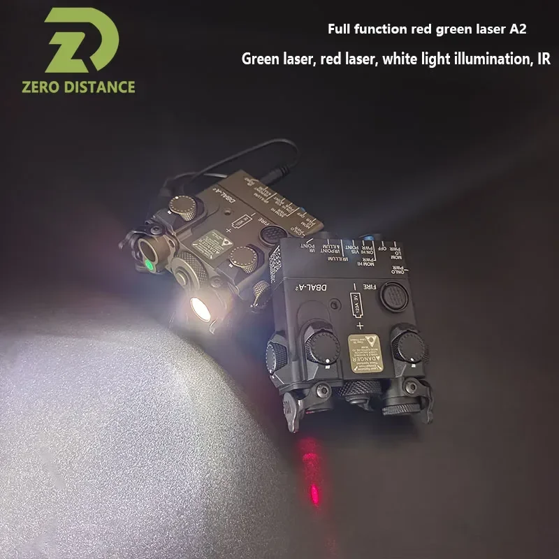 Sotac Metal DBAL A2 Tactical Laser Red Green Dot Indicator IR Laser LED White Light Multifunctional Laser Indicator Aiming laser sight
