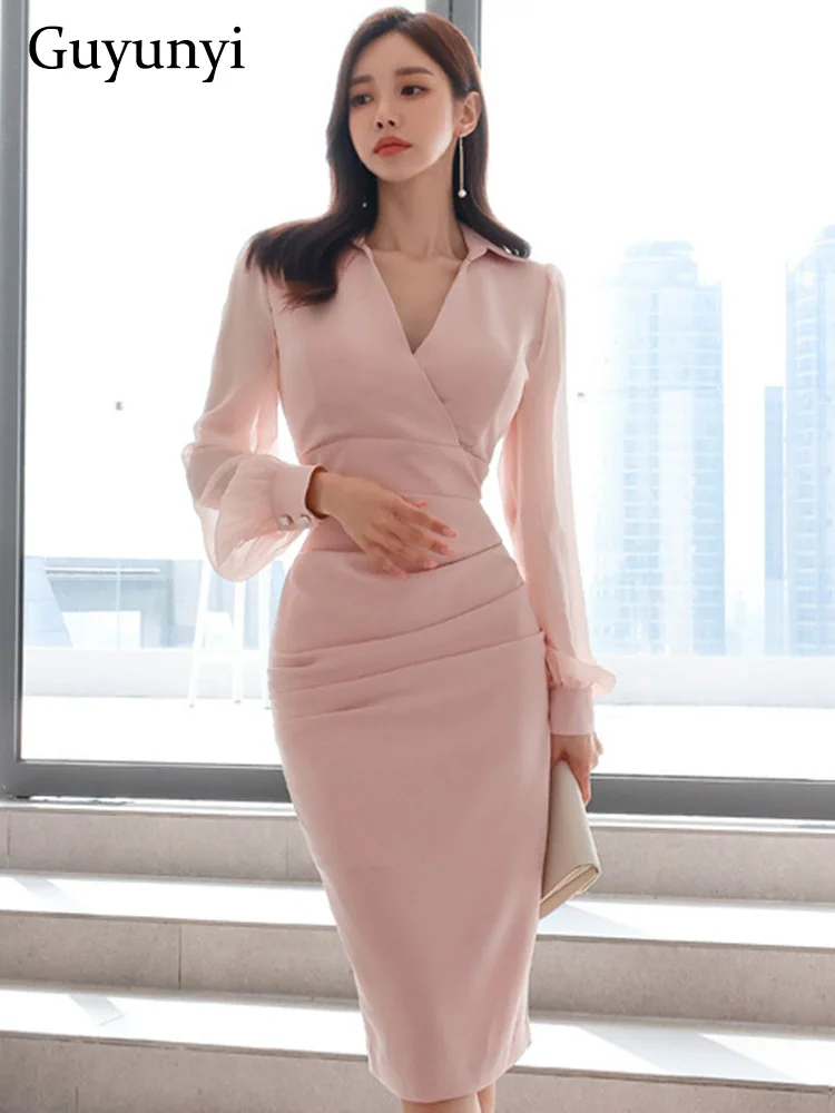 シフォンイブニングドレス,婦人服,エレガントなイブニングドレス,Vネック,プリーツ付き,新しい春と秋のコレクション イブニングドレス パーティードレス シフォンドレス ワンピ
