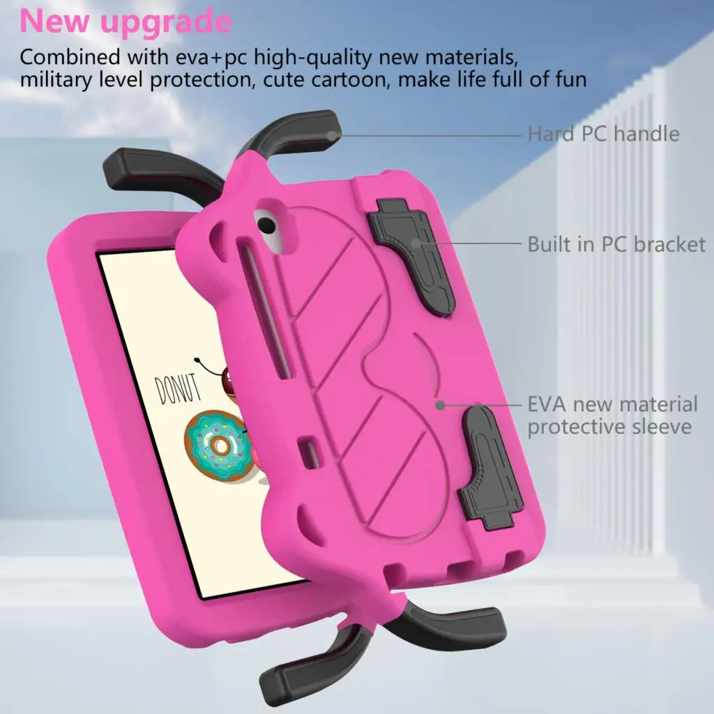 Capa Eva Infantil para Lenovo Tab m8 Tb8505f Tb9506f Tb-8705f Tb-8705f M10 Plus 3ª Geração Tb125fu 4ª Geração 4ª Geração 2023 - Imagem 4