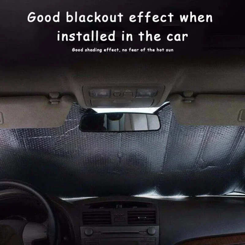 Universal Windshield Sunshades Foldable Car Front Window Sunshade Snow Ice Protection Cover Winter Summer Windshield Shield windshield sunshade