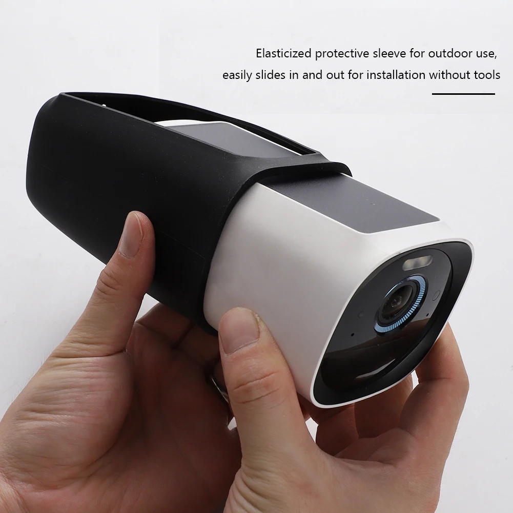 Security camera cover Silicone Protective Cover for Eufy Cam 3 Waterproof Anti-Scratch Camera Protective Shell UV-proof Protection Case for EufyCam 3