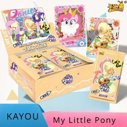 KAYOU  My Little Pony Collection Card Hobby Anime Peripherals Characters Sunny Starscout Christmas Present Toys Cards Box