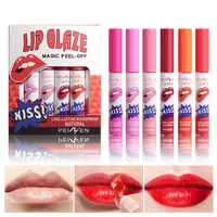 Amazing Tear Off Lip Gloss Liquid Red Lipstick Does Not Fade or  Long-lasting Waterproofcup Set Box Tear Off Lip Mask Cosmetic 1