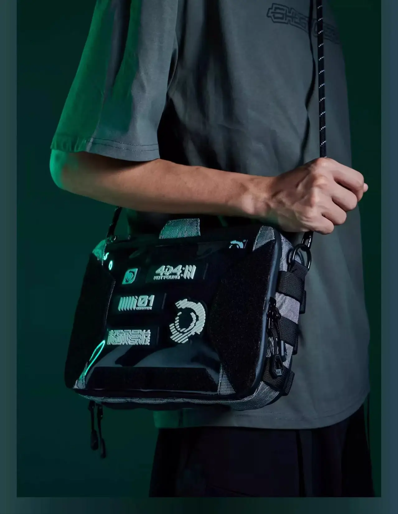Overclock roam 25ss "Negative Display" Transparent side shoulder bag dnm xpac materials techwear accessories edc carrier 6 Overclock roam 25ss