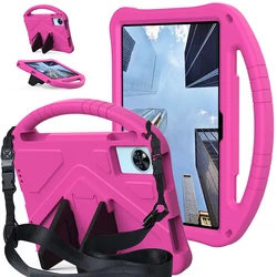 Children's Shockproof EVA Tablet Case with Rear Kickstand - Durable Protective Cover for TAB G6 G6Plus (Case with Strap - RS)