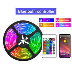 Vibrant USB - Powered RGB LED Strip Lights with Music Sync - 25M (Bluetooth controller)
