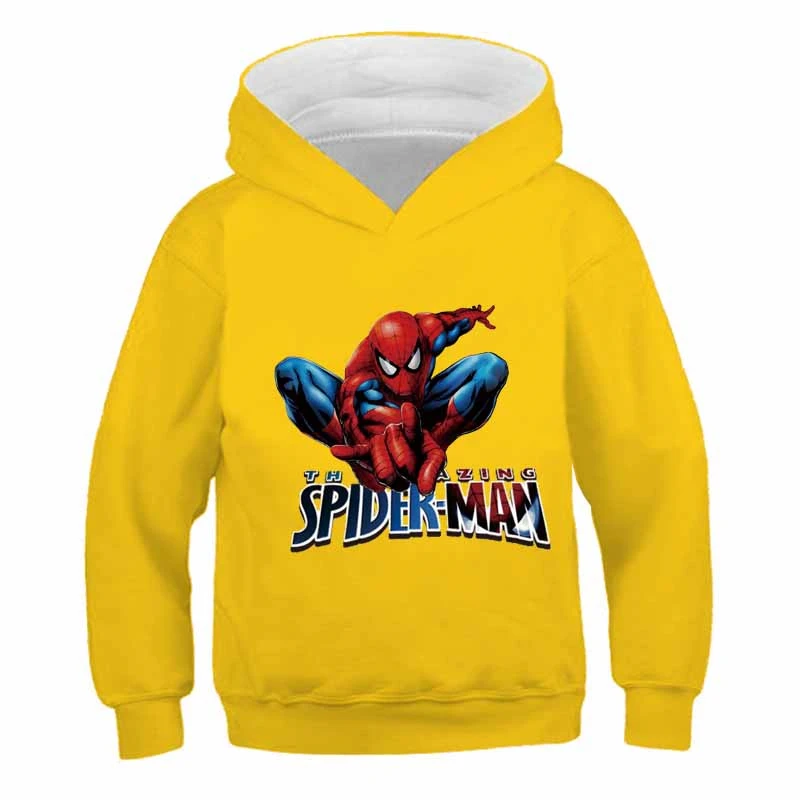 Sudaderas capucha de Marvel Spiderman niños niñas, ropa con estampado de Spider man, ropa de bebé superventas, otoño y primavera, 2022| | - AliExpress