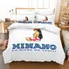 New Hinano Tahiti Logo Bedding Set Single Twin Full Queen King Size Bed Set Aldult Kid Bedroom Duvetcover Sets Bed Sheet Set 3