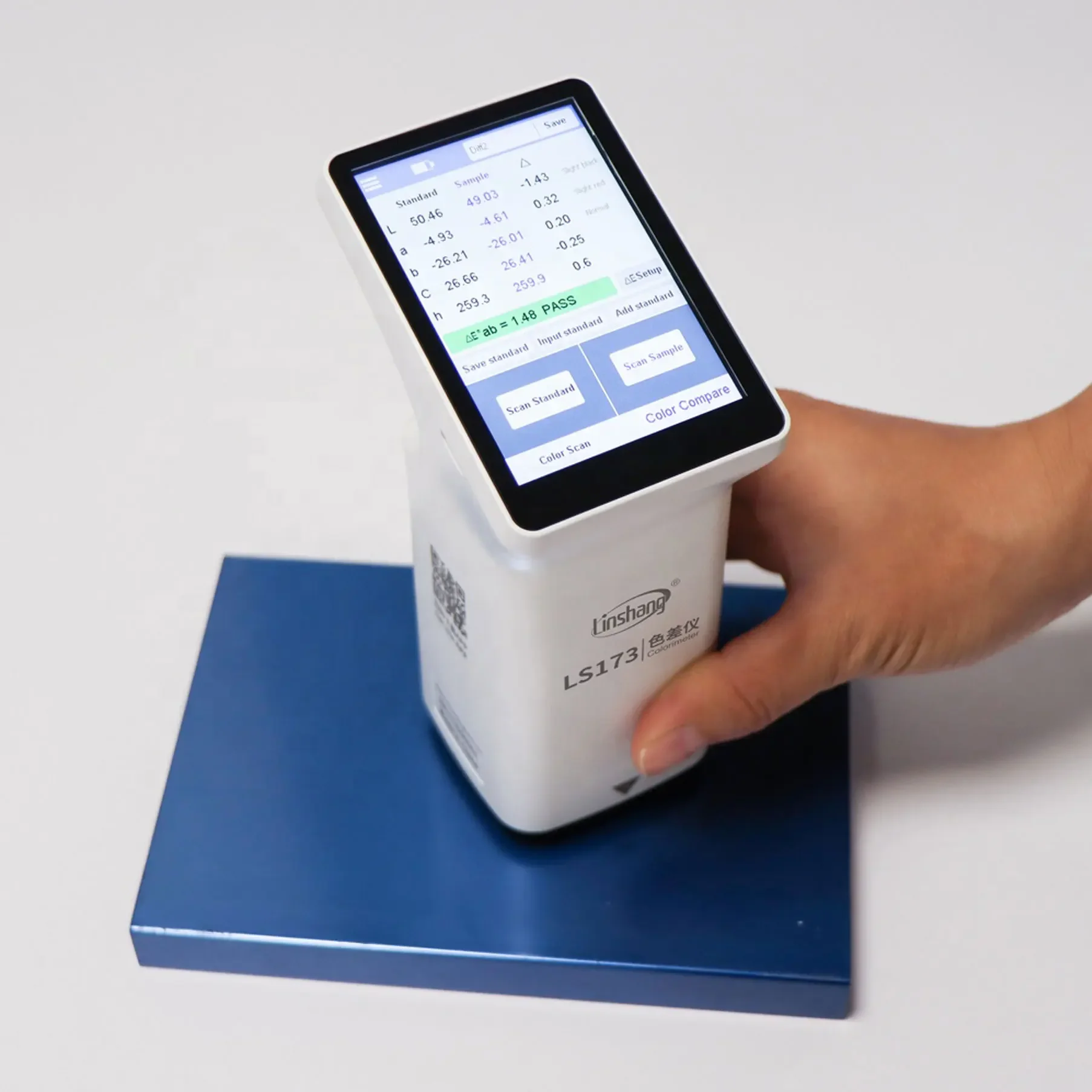 LS173 Portable Multifunctional Colorimeter With Touch Screens Color Analyzer Lab