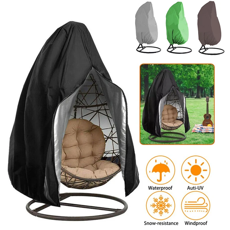 Waterproof Patio Chair Cover Egg Swing Chair Dust Cover Protector With