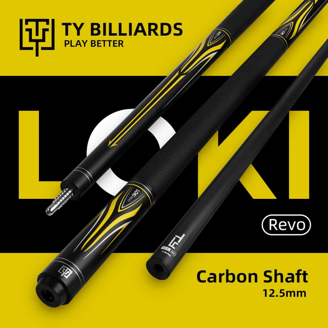 TY Billiard Loki Revo Series 2nd Gen Billiards Cue Carbon Fibre Tech Shaft Pool Cue Stick 12.5mm Leather WrapTaco De Billar 2025 1