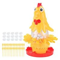 Funny Hen Laying Eggs Hair Pulling board Game Stick Family Gathering Interactive Tabletop Game Egg Drop Toys for party gift kids 2