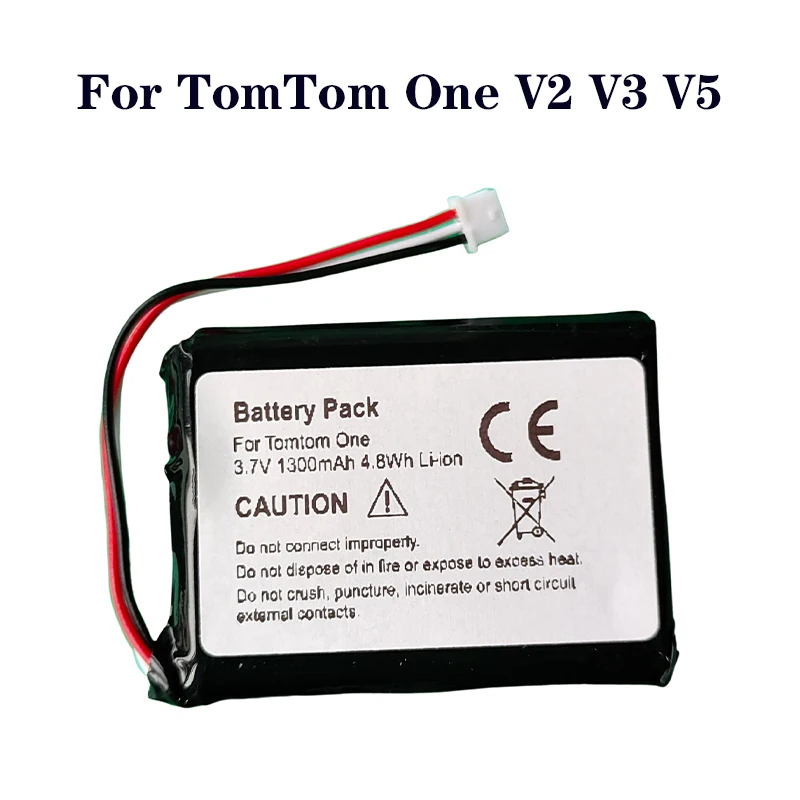 FITHOOD Replacement Battery For Tomtom One 4K00.100 4N00.004 4N00.004.2 4N00.005 4N00.006 4N00.012 4N01.000 4N01.001 4N01.002 4N01.003 NVT2B225 One 3rd Edition Dach
