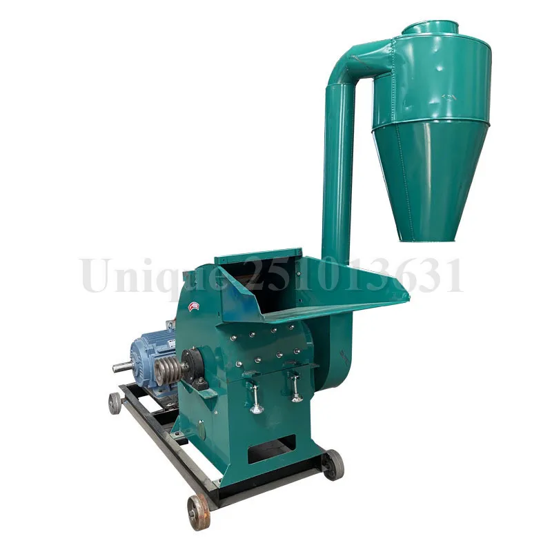 Factory Wheat Soybean Corn Maize Rice Husk Wet Dry Grass Hay Grinder Crusher Animal Poultry Feed Hammer Mill wet and dry hammer blade pulverizer animal feed hammer mill maize corn soybean grass crusher grinder machine