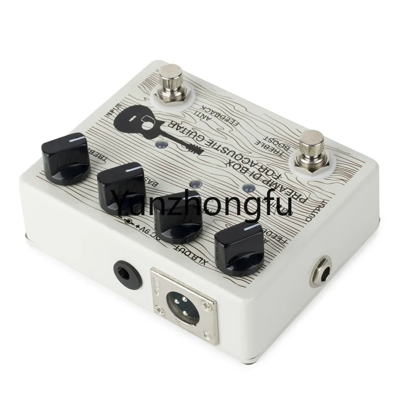 

Wooden Guitar Front Level DI Box Effector Folk Rhyme Classical Soundbox Guitar Special Single Block