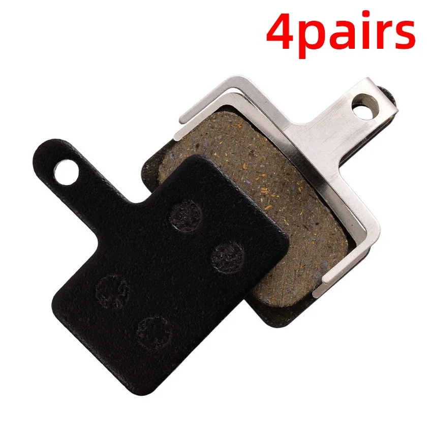 

4 Pairs MTB Bicycle Resin Semimetal Disc Brake Pads For Shimano B01S M375 M395 M446 M485 M486 M416 Deore M515 M525 Bike Brake