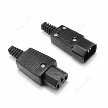 Iec Straight Cable Plug Connector C13 C14 Female Male Plug Replacement Rewirable Power Connector Ac Socket.jpg