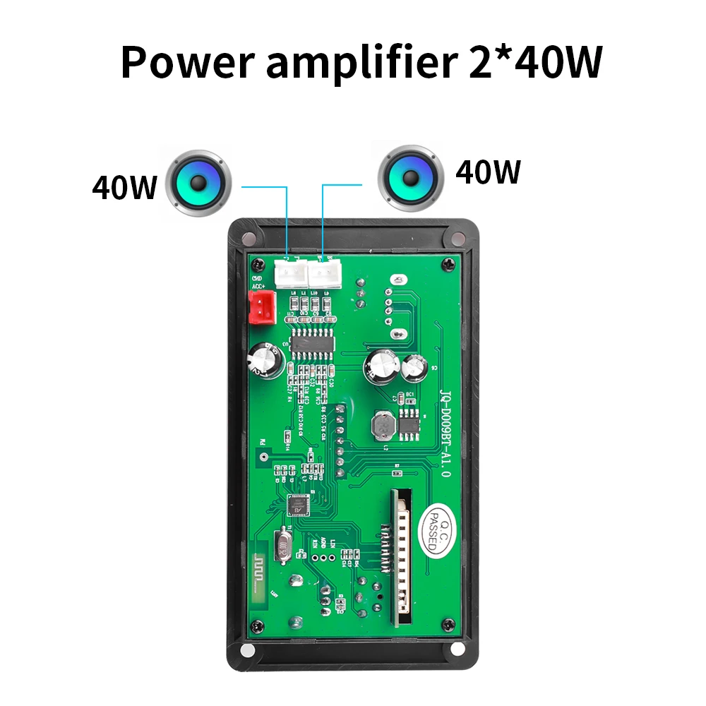 Kebidum ο MP3 WMA ڴ Board5V-26V ڴ  5.0 ڴ : 2*40W