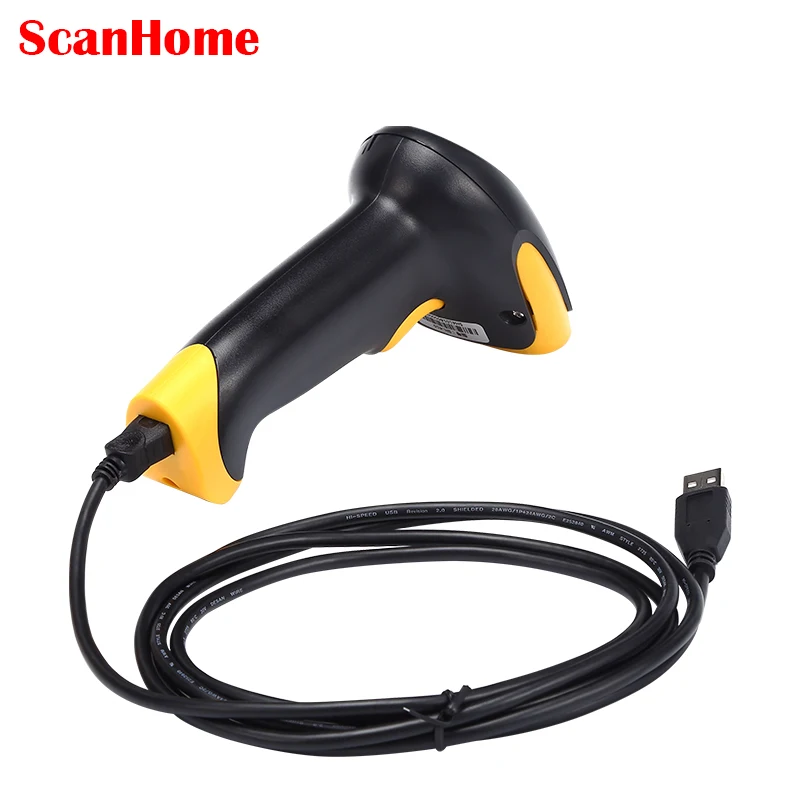 ScanHome Handheld Barcode Scanner 1D/2D QR codePDF417 USB RS232TTLserial Code Scanning Machine SH-410