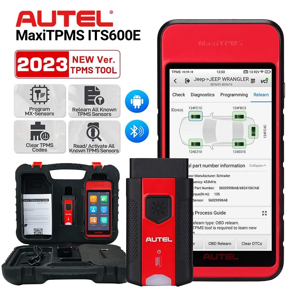 Autel MaxiTPMS ITS600E TPMS Sensor Programming Tool
