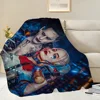 COOL H-Harley Q-Quinn Printed comfortable and soft sofa, living room bed, bedroom blanket suitable for travel and gifts 3