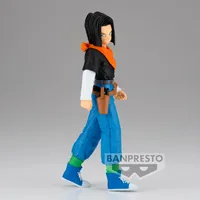 BANPRESTO-Figurines Dragon Ball Z en PVC, THE SOLID EDGE, Punta KS Lazuli ANDROID 17 18 Lapis Anime, Collection de modèles, Butter, Original 3