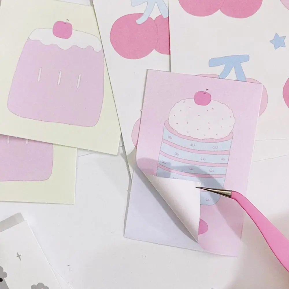 Aesthetic Korean Deco Sticker Set: Cute Stationery for Journals, Planners, and Scrapbooks