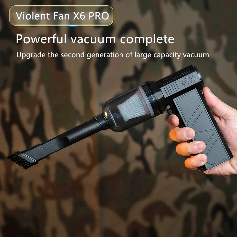 X6 Mini Turbo Jet Fan 53M/S Portable Turbo Fan 140000RPM Jet Turbo Blower Brushless Motor Handheld Duct Fan Cleaning Tool Type-C 3