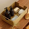 Natural Large Woven Seagrass Basket Of Straw Wicker For Home Table Fruit Bread Towels Small Kitchen Storage Container 3