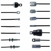Gym Machine Cable Ball Stopper Replacement Wire Rope Cable Clip Clamp Exercise Metal Limit Ball Hollow Screw Terminals Gasket 1
