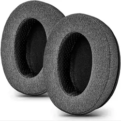 Premium Replacement Earpads for Gaming & Music Headphones (Grey)