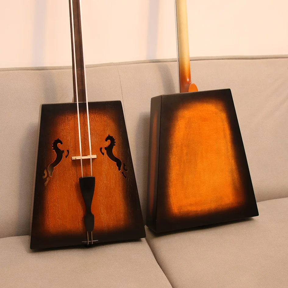 Morin Khuur matouqin professional playing Inner Mongolia bowed string instrument