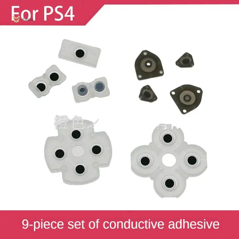 Ivyueenfor 4 Controller Sottile Tastiera Con Pulsante Adesivo In Gomma Conduttiva Siliconica Per Dualshock 4