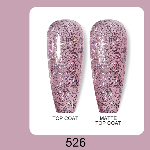 Arte Clavo 15ml Brown Coffee Color UV Gel For Nail Gel Nail Polish Varnish Hybrid Glitter Decoration Base Top Coat Set 526