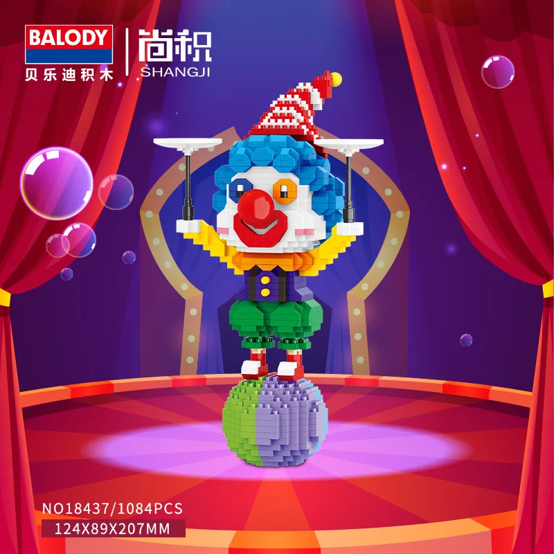 Balody 18437 Acrobatic Troupe Clown In Ball