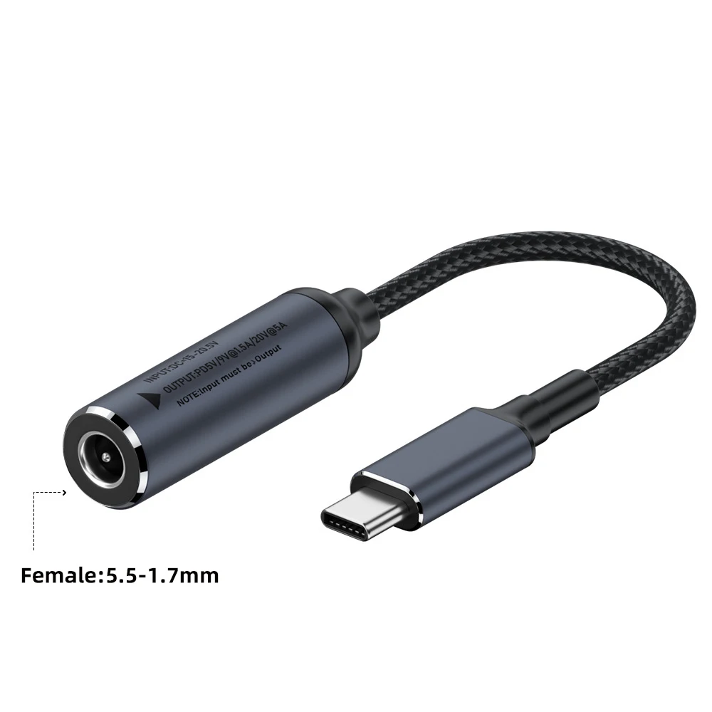 ตัวเลือกสินค้า สายชาร์จ USB-C PD เร็ว 100W สำหรับแล็ปท็อป