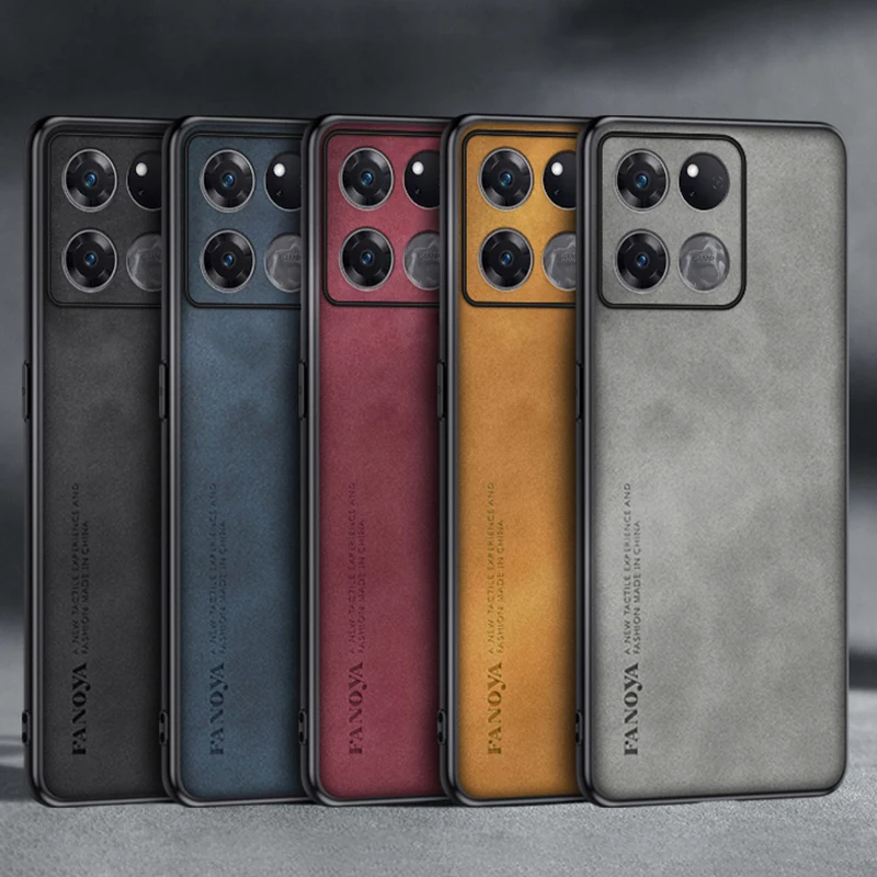 Premium PU Leather Phone Case - Elegant Business Silicone Protection Cover