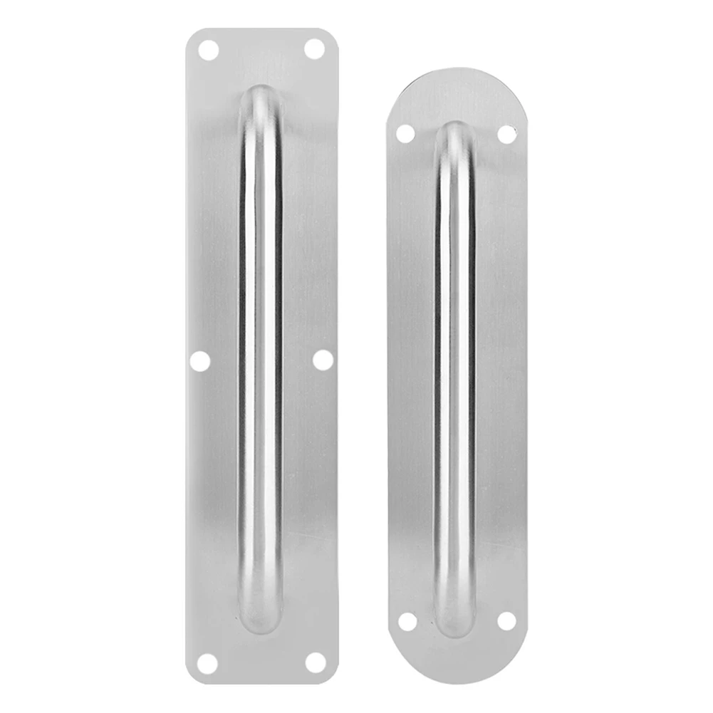 Stainless Steel Door Handle Silver Sliding Door Handle Furniture Pulls Kitchen Cabinet Handle Pull And Push Door Hardware