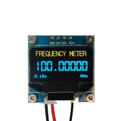 High - Precision OLED Frequency Meter for Radio Transceiver Analysis (1kHz - 100MHz) (1Khz to 100Mhz)