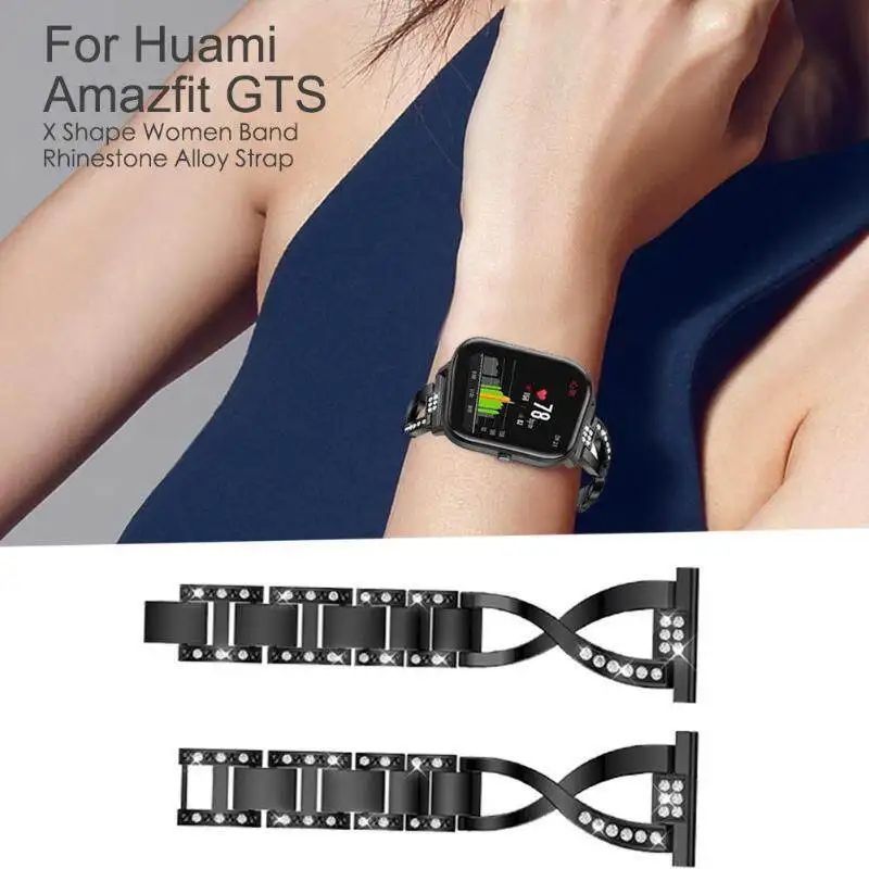 Luxury Stainless Steel Alloy Watchband - 20mm Elegant Metal Bracelet Strap