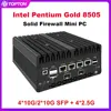 Topton Fanless Mini PC 4*/2*10G SFP+ Intel i7 13620H 8505 Firewall 4xi226-V 2.5G 2*DDR5 NVMe Industrial Computer Server Proxmox 1