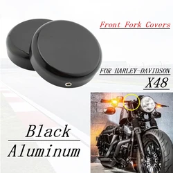 XL1200X X48 Motorcycle Front Fork Covers Aluminum Upper For Harley FORTY EIGHT XL1200X 2016-2022 Accessories Motorbikes