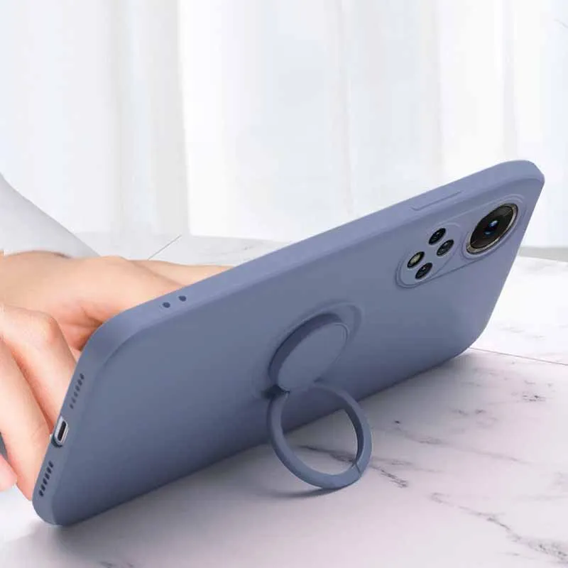 Premium Silicone Magnetic Kickstand Case