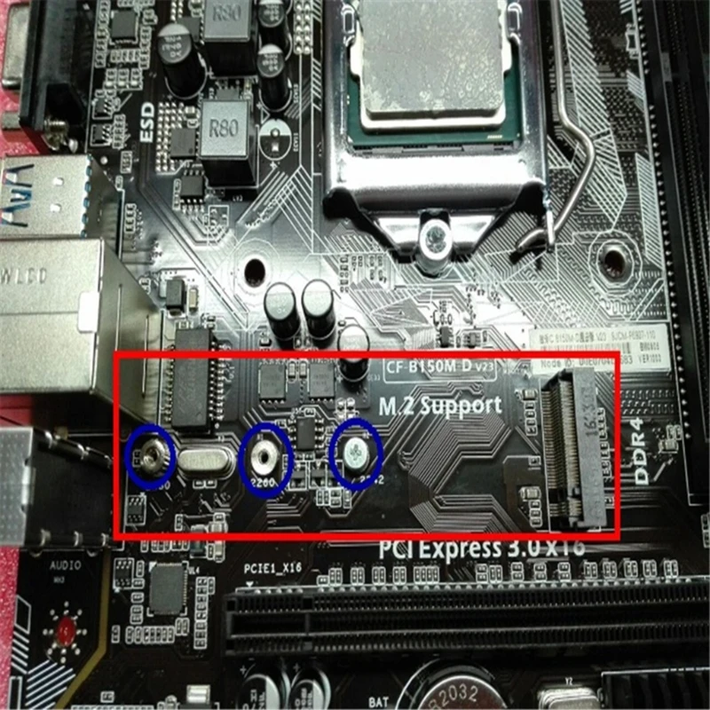 새로운 세트 M.2 지원 스탠드 오프 나사 SSD 장착 키트-Asus 마더 보드 핸드