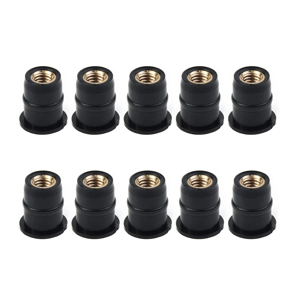 Auto Fasteners Well Nut M5 5mm 10PCS For Honda Suzuki Motorcycle
