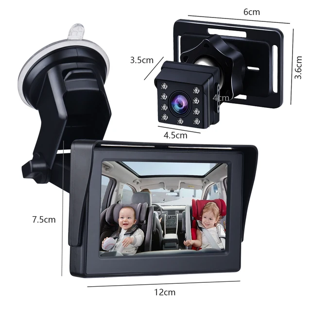 Dash Cam Front And Rear Camera Kids Camera Baby Car Camera,