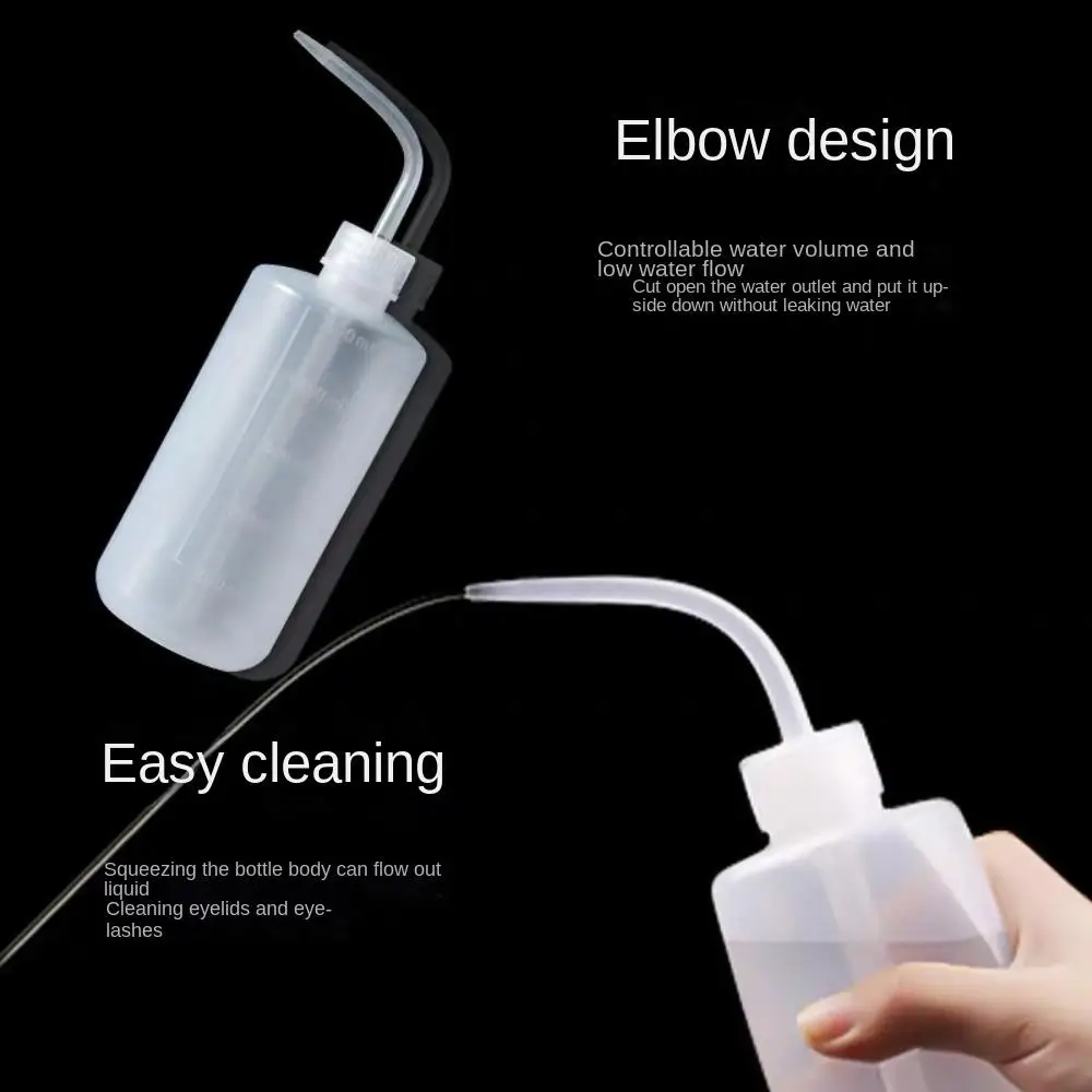 150/250/500/1000mlPlastic Wash Flask Long Tube Squeeze Bottle Succulent Watering Pot Narrow Mouth Squeez Bottle Liquid Container