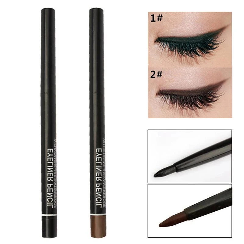 Liquid Eyeliner liquid eyeliner eyeliner pencil Waterproof Matte Eyeliner Quick Drying Long Lasting Liquid Eyeliner Automatic Rotating Eye Liner Pencil Beauty Makeup Cosmetic