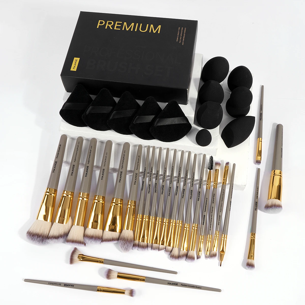 Maange 25Pcs Premium Brush Set S5437Baeabf664Ebe9F306A09B17847B9I